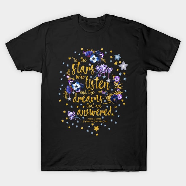 ACOMAF - To The Stars T-Shirt by eviebookish